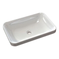 Sapho - Lavatório de encastrar ASOFFI 55x37 cm mármore/branco
