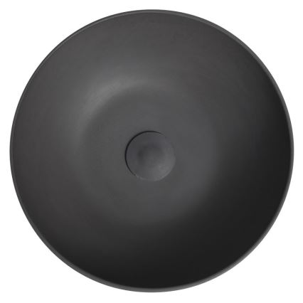 Sapho - Lavatório de sobrepor FORMIGO Ø 39 cm betão/antracite