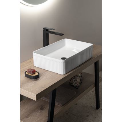 Sapho - Lavatório de sobrepor PICOBELLO 50x34 cm cerâmica/branco
