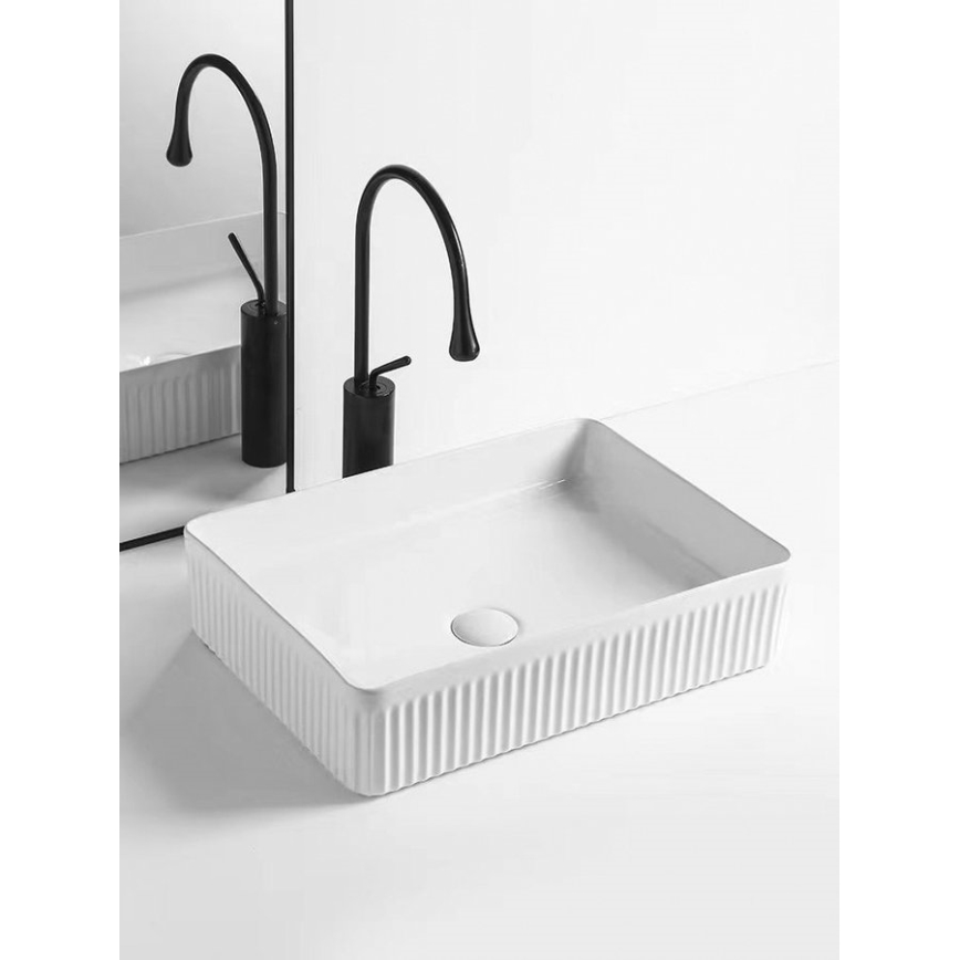 Sapho - Lavatório de sobrepor PICOBELLO 50x34 cm cerâmica/branco