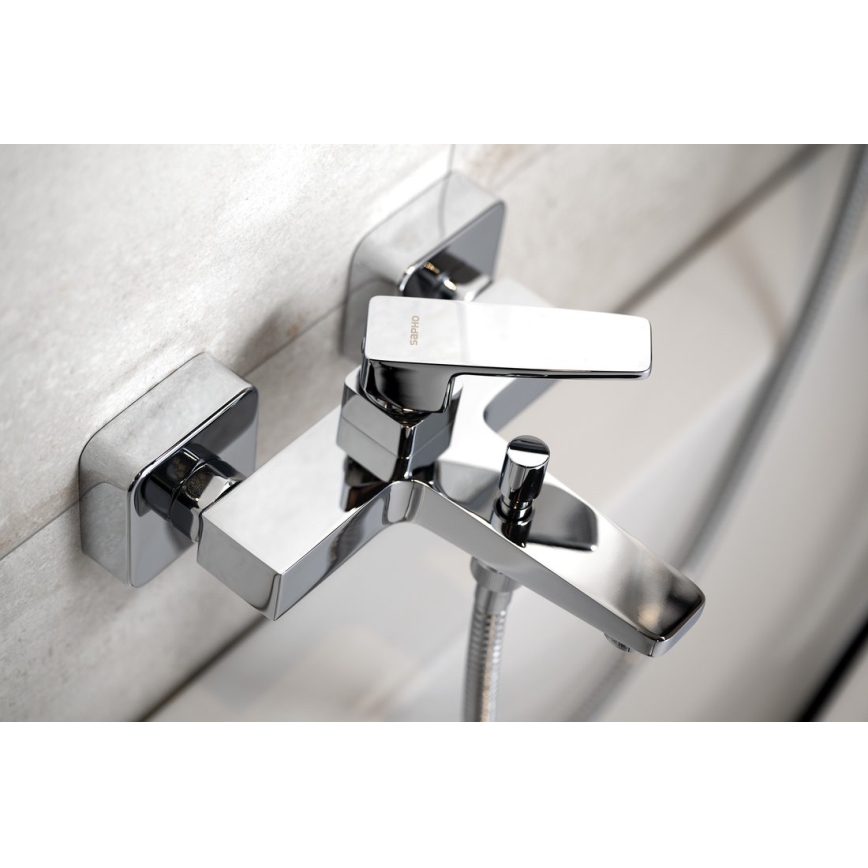 Sapho - Misturador de banheira TURSI, cromado brilhante