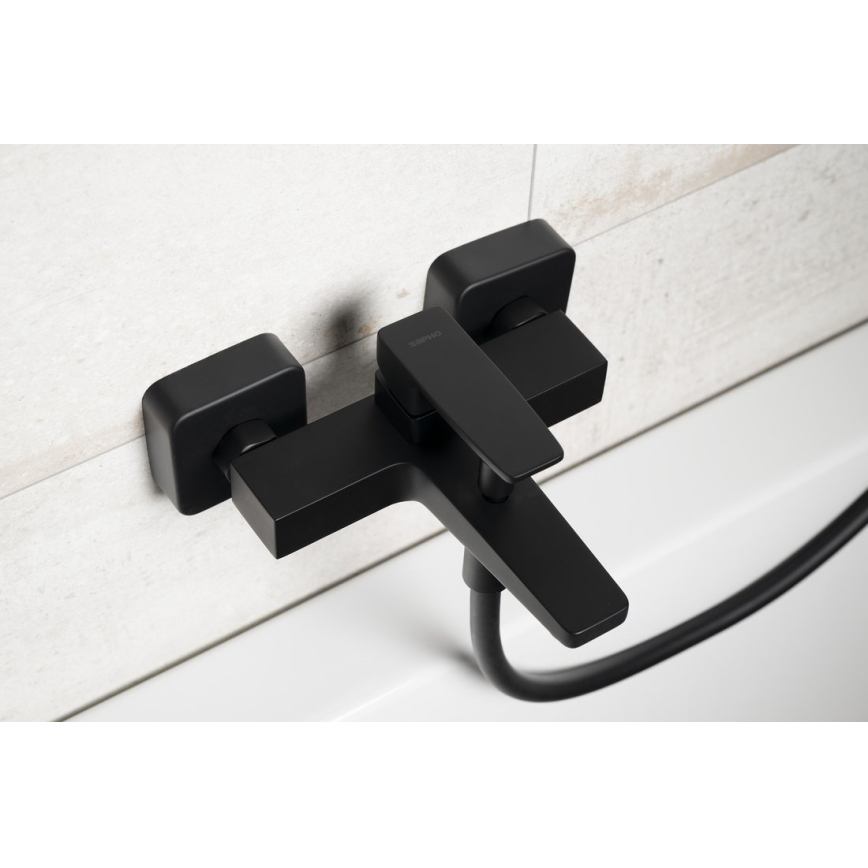 Sapho - Misturador de banheira TURSI preto mate