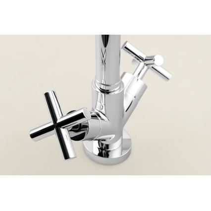 Sapho - Misturador para lavatório AXIA RETRO, cromado brilhante