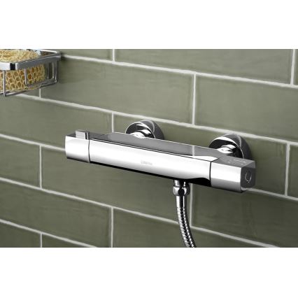 Sapho - Misturador termostático para duche MIXONA, cromo brilhante