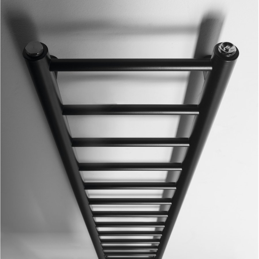 Sapho - Radiador de casa de banho DINA 174x30 cm preto mate