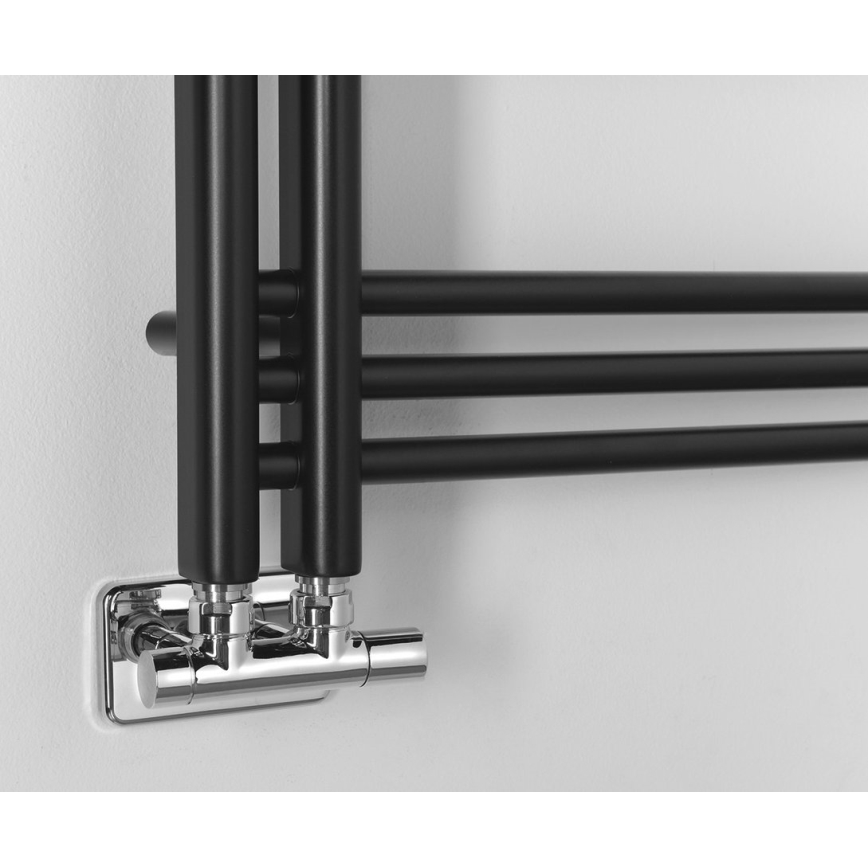 Sapho - Radiador de casa de banho DORLION 90x50 cm preto mate