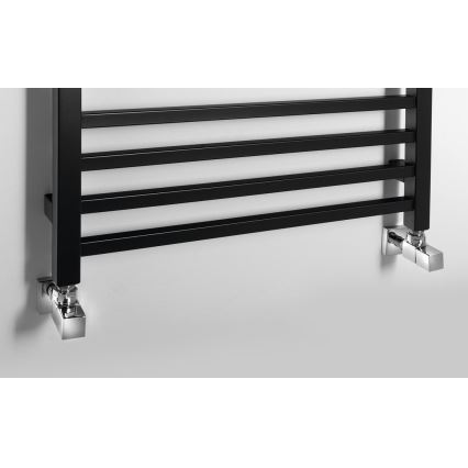 Sapho - Radiador de casa de banho METRO 151x60 cm preto mate