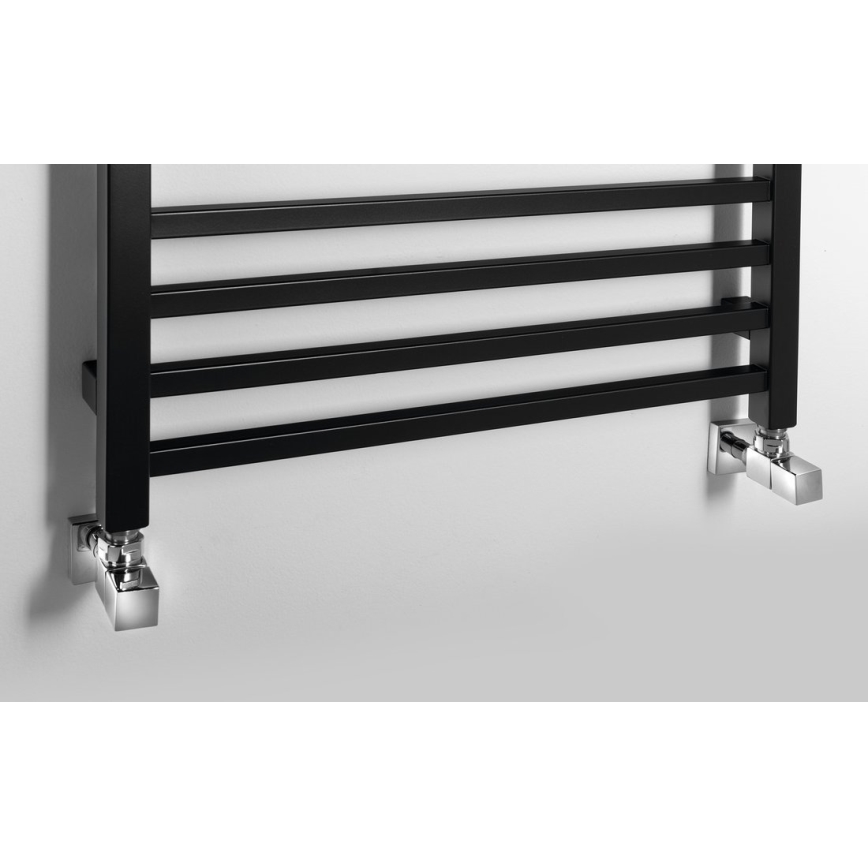 Sapho - Radiador de casa de banho METRO 151x60 cm preto mate