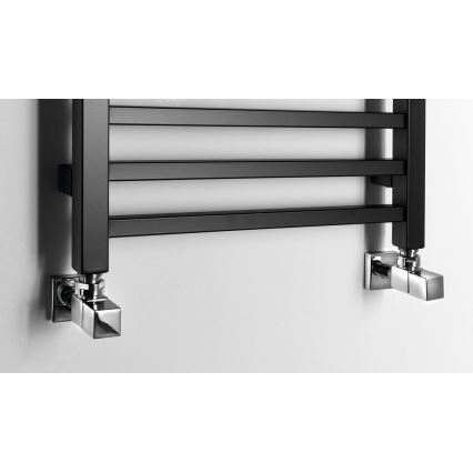 Sapho - Radiador de casa de banho METRO 89x45 cm preto mate