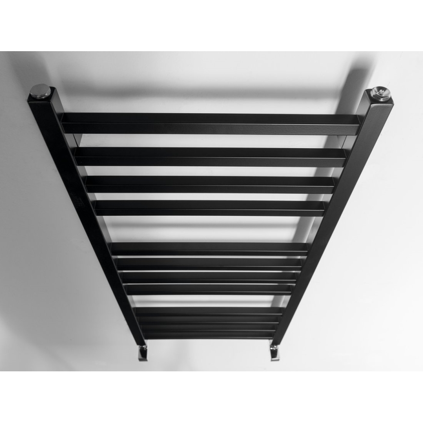 Sapho - Radiador de casa de banho METRO 89x45 cm preto mate