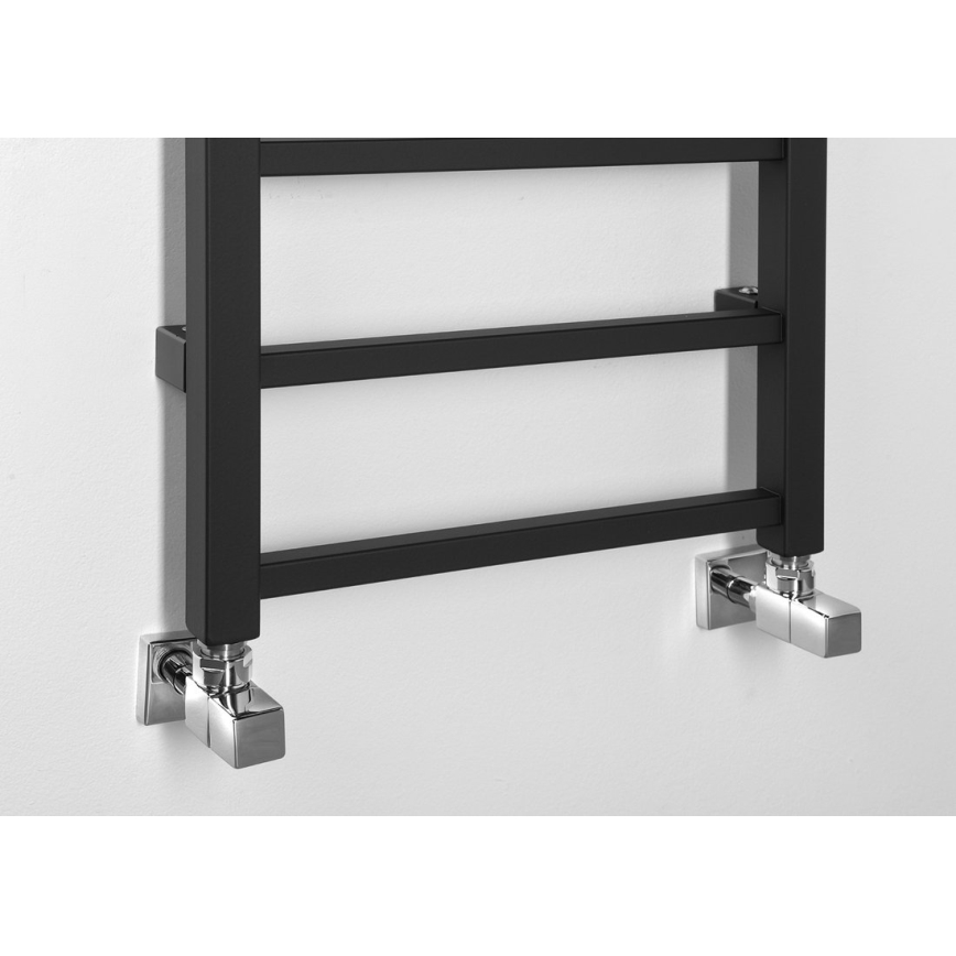 Sapho - Radiador de casa de banho METRO DOS 150x40 cm preto mate