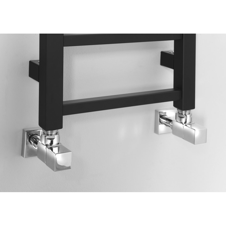 Sapho - Radiador de casa de banho METRO LIGHT 211W 30x114 cm preto mate