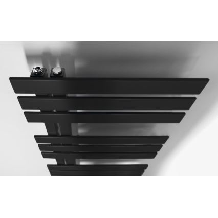 Sapho - Radiador de casa de banho SILVANA 124x50 cm preto mate