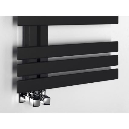 Sapho - Radiador de casa de banho SILVANA 124x50 cm preto mate