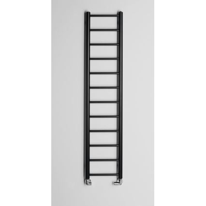 Sapho - Radiador para casa de banho DINA 138x30 cm, preto mate