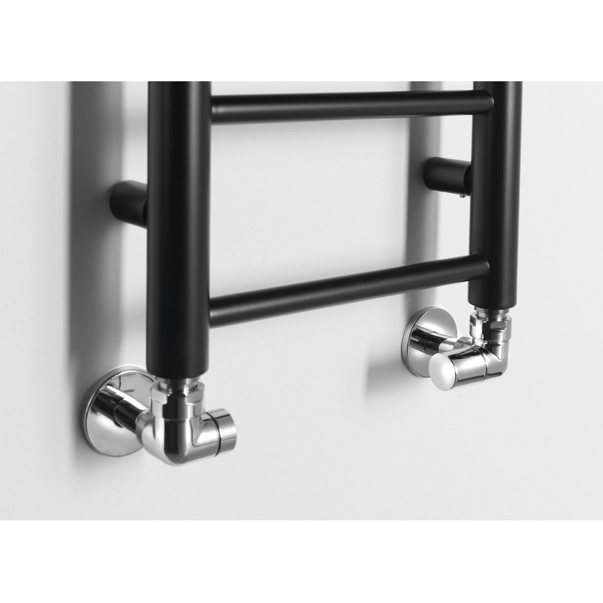 Sapho - Radiador para casa de banho DINA 278W 30x138 cm preto mate