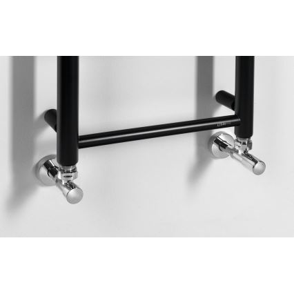 Sapho - Radiador para casa de banho DINA 334W 35x168 cm preto fosco