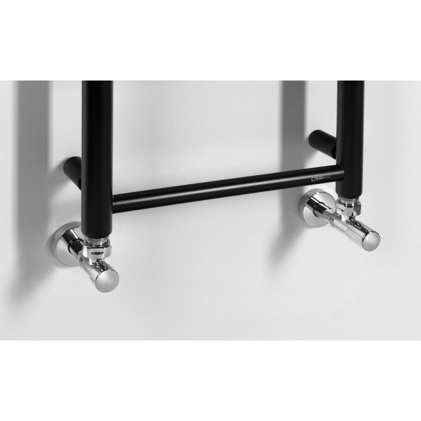 Sapho - Radiador para casa de banho DINA 334W 35x168 cm preto fosco