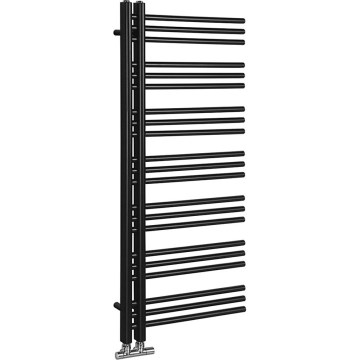 Sapho - Radiador para casa de banho DORLION 400W/230V 50x120 cm preto mate