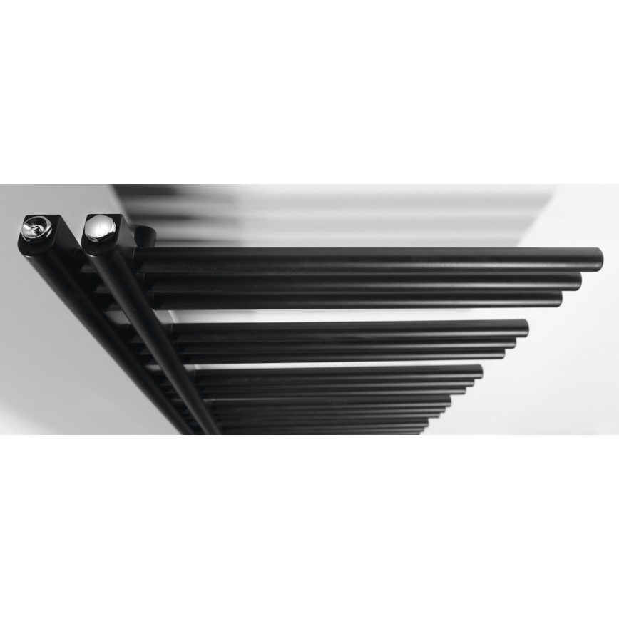Sapho - Radiador para casa de banho DORLION 400W 50x120x50 cm preto mate