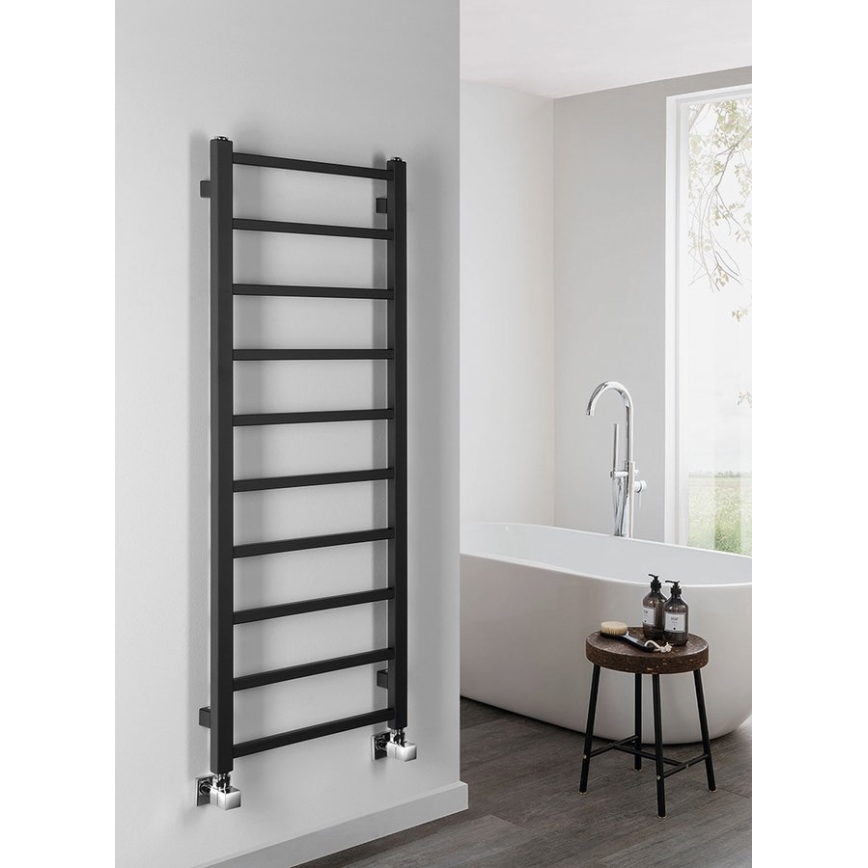Sapho - Radiador para casa de banho METRO DOS 114 x 40 cm preto mate