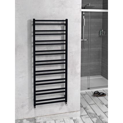 Sapho - Radiador para casa de banho METRO DOS 143 x 55 cm preto mate