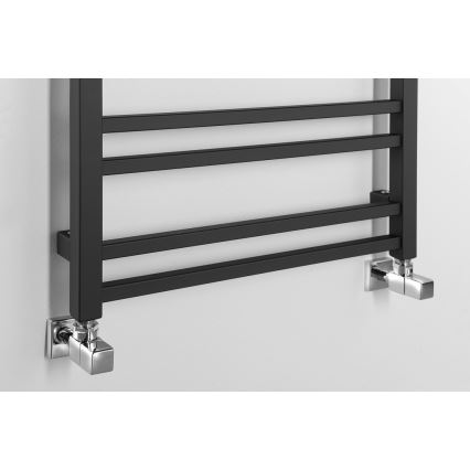Sapho - Radiador para casa de banho METRO DOS 143 x 55 cm preto mate
