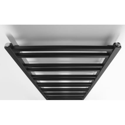 Sapho - Radiador para casa de banho METRO DOS 476 W/230 V 55 x 143 cm preto mate