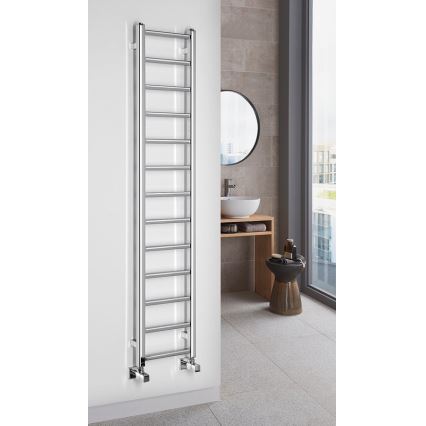 Sapho - Radiador para casa de banho METRO LIGHT 276W/230V 30x150 cm cromado brilhante