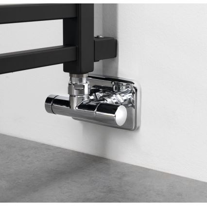 Sapho - Radiador para casa de banho METRO SPACE 525W/230V 55x143 cm preto mate