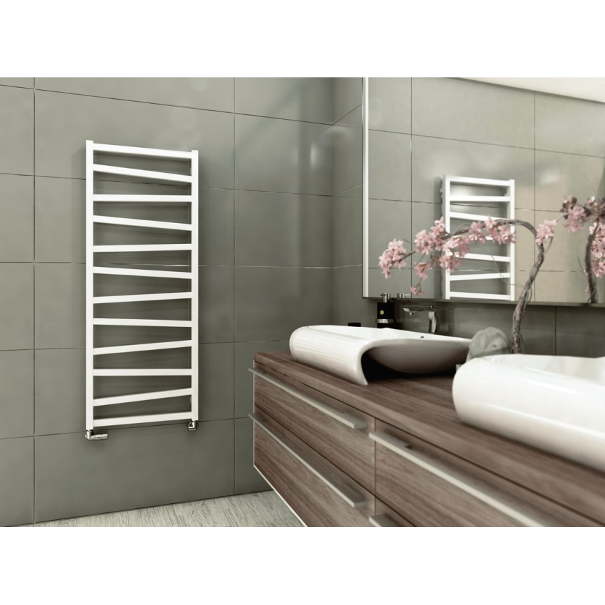 Sapho - Radiador para casa de banho ZIG 110x50 cm branco