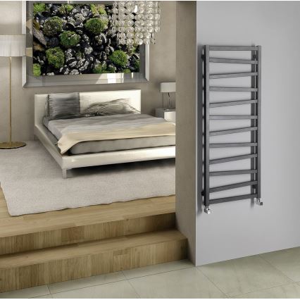 Sapho - Radiador para casa de banho ZIG 133 x 50 cm antracite