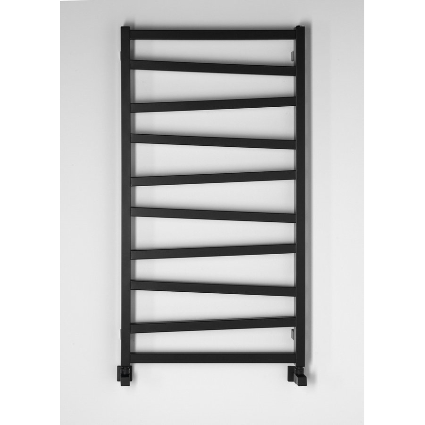 Sapho - Radiador para casa de banho ZIG, 497 W, 60 x 109 cm, preto