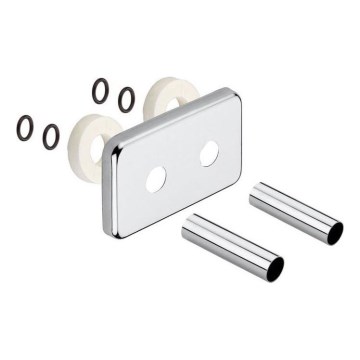 Sapho - Roseta de cobertura para conjunto de ligação, acabamento cromado brilhante