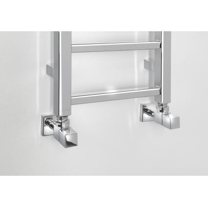 Sapho - Toalheiro aquecido METRO LIGHT 211W/230V 30x114 cm cromado brilhante