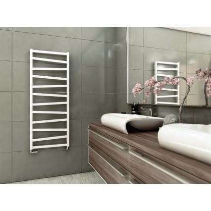 Sapho - Toalheiro aquecido ZIG 406W/230V 50x110 cm branco