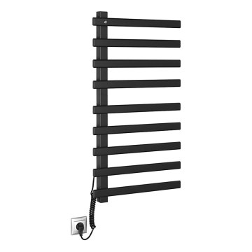 Sapho - Toalheiro elétrico ELCOR 128W 92x48 cm preto mate