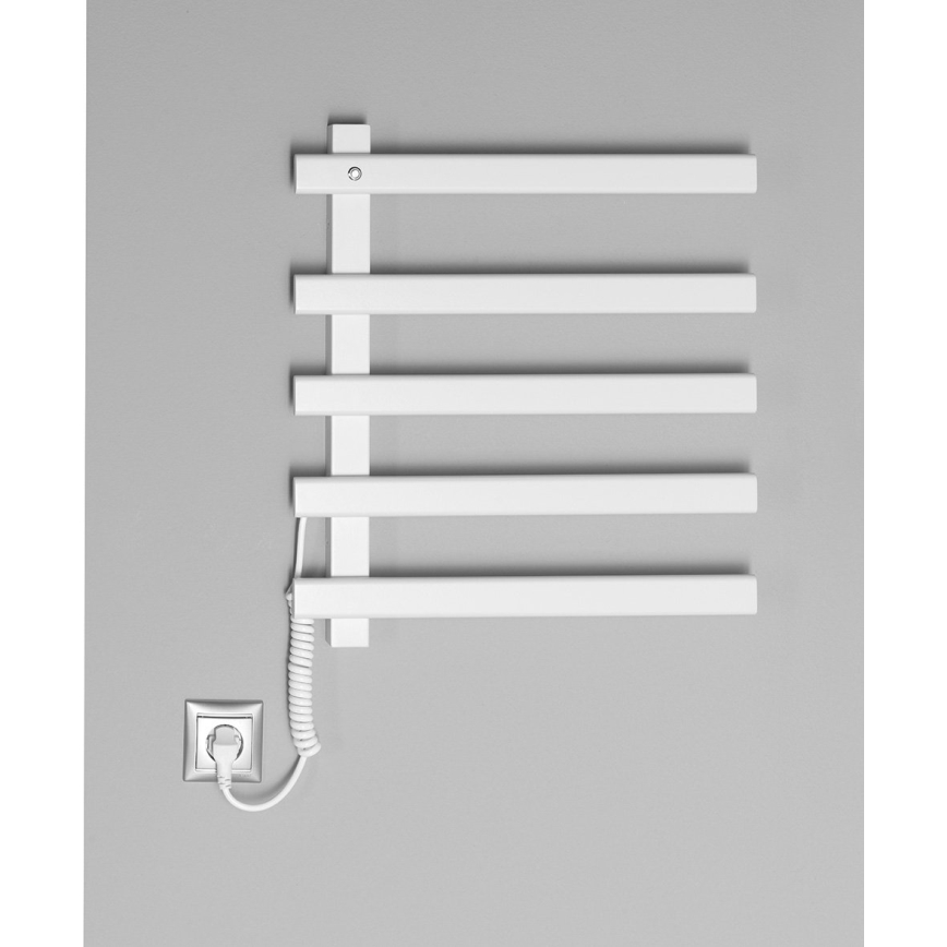 Sapho - Toalheiro elétrico ELCOR 63W 52x48 cm branco fosco