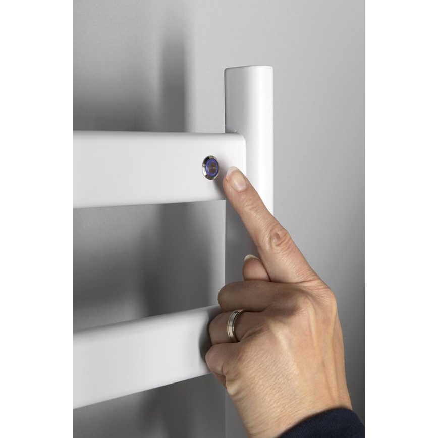 Sapho - Toalheiro elétrico ELIAS 105W 73x49 cm branco mate