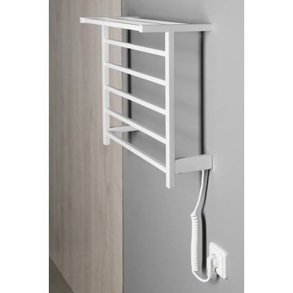 Sapho - Toalheiro elétrico ELZOR 60W/230V 47x50 cm branco mate