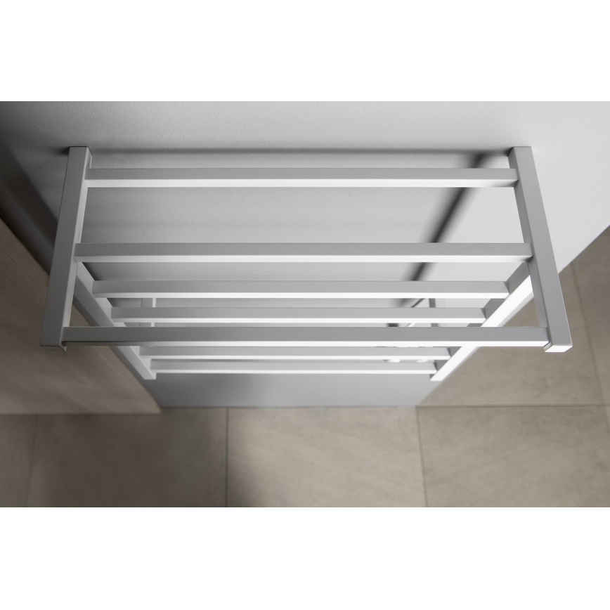 Sapho - Toalheiro elétrico ELZOR 60W/230V 47x50 cm branco mate
