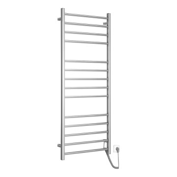 Sapho - Toalheiro elétrico ESKINADO 130W 150x60 cm aço inoxidável/cromado brilhante