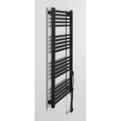 Sapho - Toalheiro elétrico METRO-E 400W 106x50 cm preto fosco