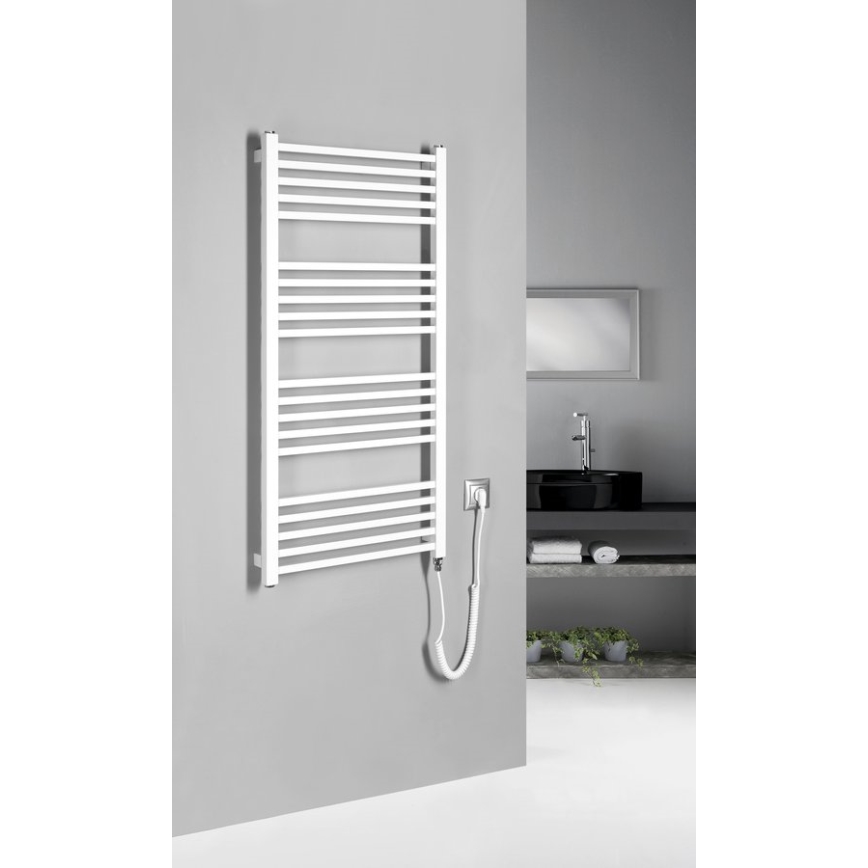 Sapho - Toalheiro elétrico METRO-E 400W/230V 50x106 cm branco