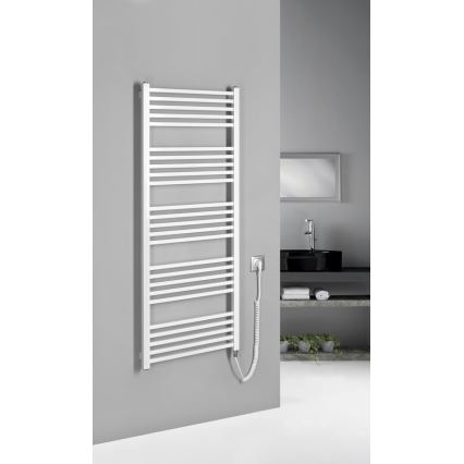 Sapho - Toalheiro elétrico METRO-E 500W 134x50 cm branco