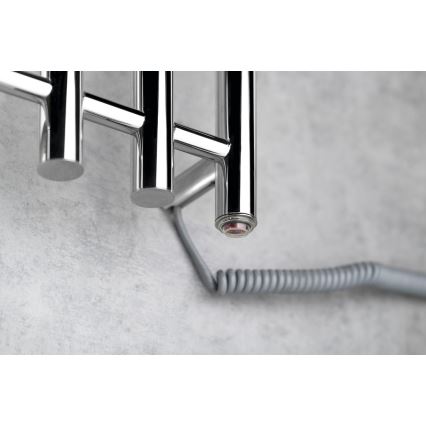 Sapho - Toalheiro elétrico PAPINADO 85W/230V 120 cm cromado brilhante direita