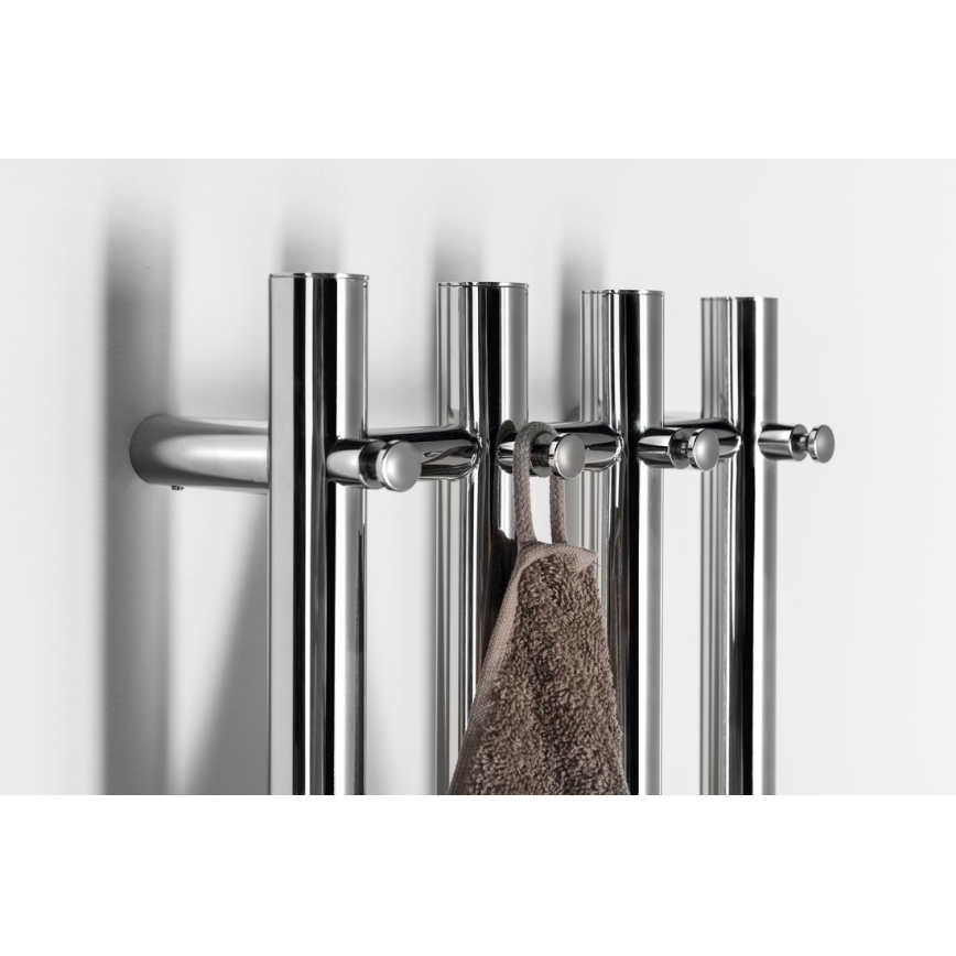 Sapho - Toalheiro elétrico PAPINADO 85W/230V 120 cm cromado brilhante direita