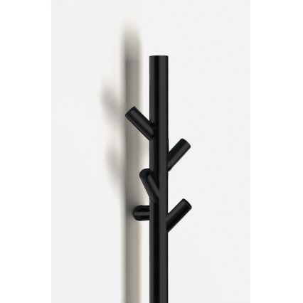 Sapho - Toalheiro elétrico PASADOR 30W 150 x 15 cm preto mate