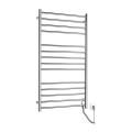 Sapho - Toalheiro elétrico REDONDO 130W 116x63 cm cromado brilhante