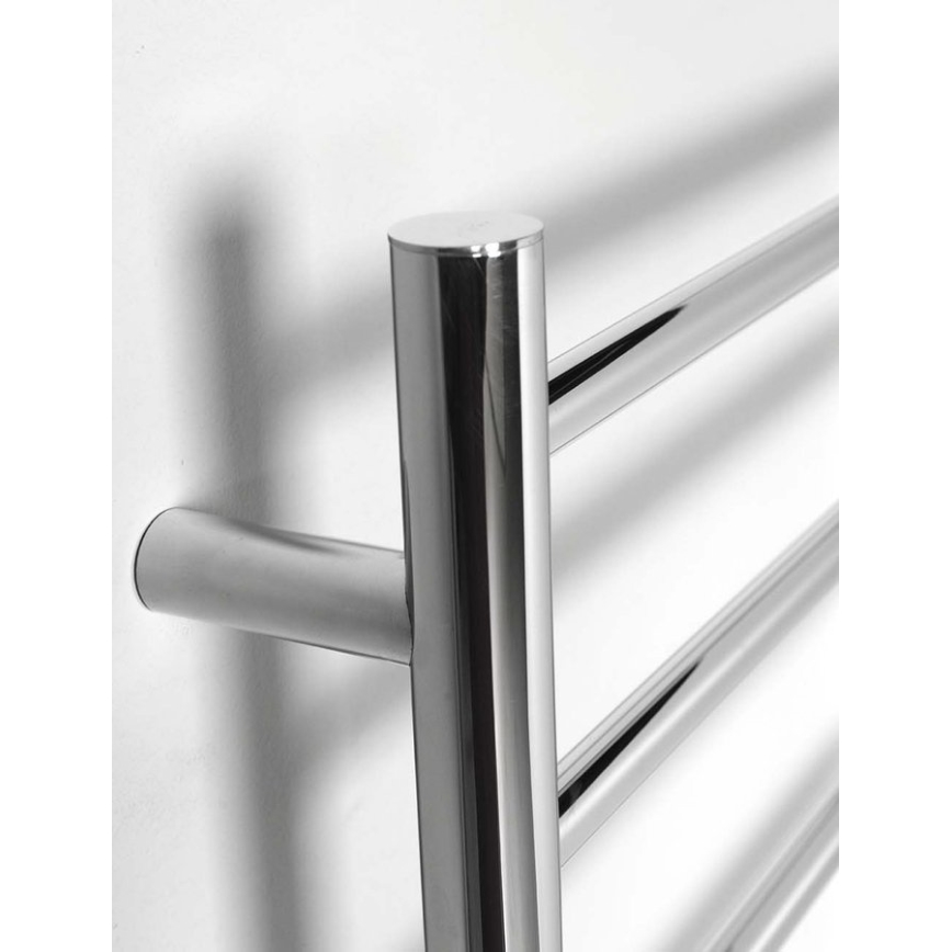 Sapho - Toalheiro elétrico REDONDO 130W 116x63 cm cromado brilhante